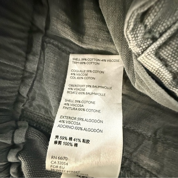 Free People Margate Pleated Trouser Paperbag Tie Waist Pants Size M Olive Green - Picture 10 of 10